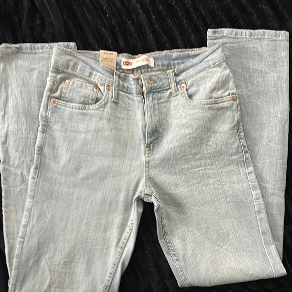 Levi's Blue Straight Leg Jeans Timeless Fit